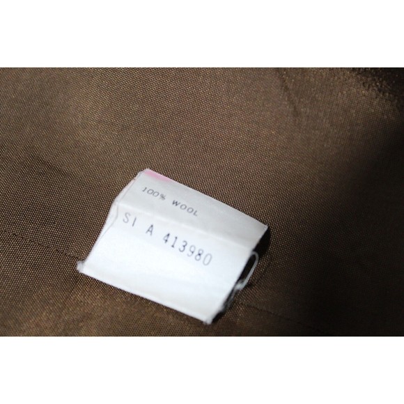 JH Collectibles Vtg Women's 16 Blazer Brown/Red Check Pattern Pockets 100% Wool - Picture 9 of 16